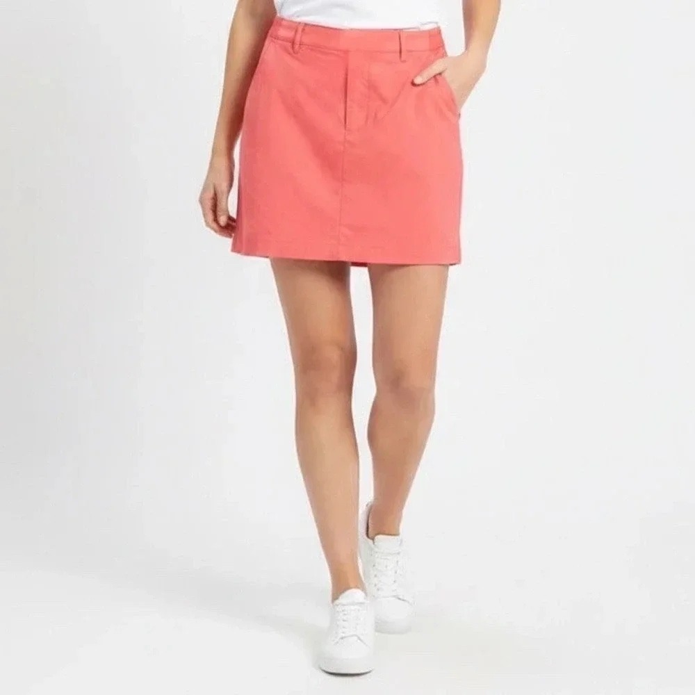 Walter Hagen Clubhouse Golf Skort Coral Pink Size 4 Activewear 16 Inch Length